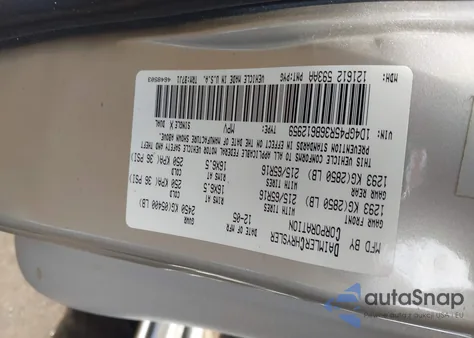 2006 Dodge Caravan Sxt z USA, uszkodzony, nr VIN 1D4GP45R36B612959